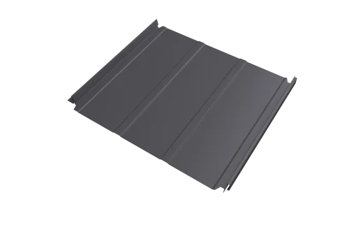Кликфальц Double Pro Line Grand Line 0,45 PE с пленкой на замках RAL 7004 сигнальный серый – Столица крыш