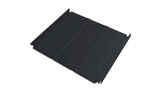 Кликфальц Double Pro Line Grand Line 0,5 Rooftop Бархат с пленкой на замках RAL 7024 мокрый асфальт – Столица крыш