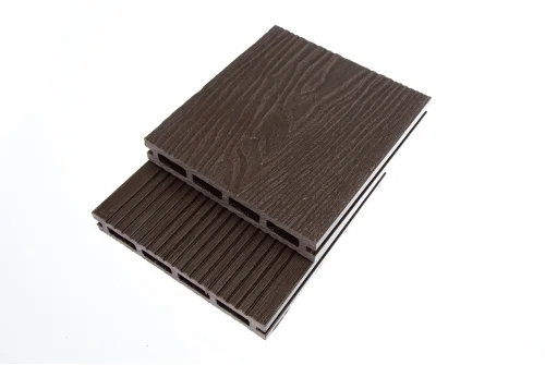 Террасная доска ДПК Grand Line 140мм 3D Wood Шоколад 4м