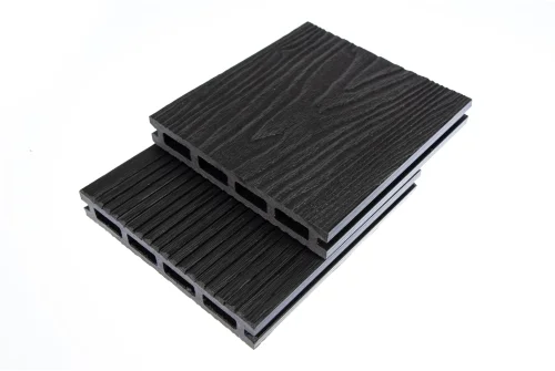 Террасная доска ДПК Grand Line 140мм 3D Wood Графит 4м