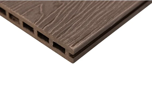 Доска-ступень старт ДПК Grand Line 160х22мм 3D Wood Шоколад 4м