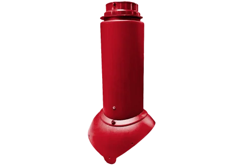 Выход канализации Krovent Pipe-VT 110/125 Изолированный красный