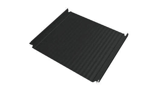 Кликфальц Double Pro Gofr Grand Line 0,45 Drap с пленкой на замках RAL 7016 антрацитово-серый – Столица крыш