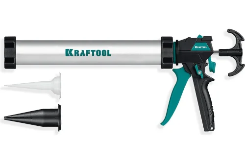 Пистолет для герметика Kraftool ULTRA универсальный закрытый 600мл (06677-60)