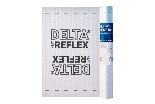 Пленка пароизоляционная Delta-Heat Reflex с отражающим покрытием (75м2)