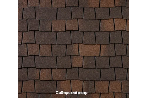 Черепица гибкая RoofShield Премиум Эстейт сибирский кедр – Столица крыш