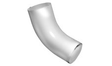 Колено водостока 60 градусов Grand Line 150/100