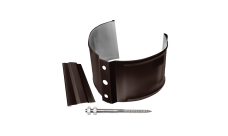 Хомут трубы металлический для пластиковой водосточной системы Классика (120/90)