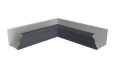 Угол желоба внутренний для водостока Vortex Lite Matt